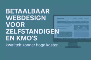 Betaalbaar webdesign voor zelfstandigen en KMO’s: kwaliteit zonder hoge kosten 6 Afbeelding betaalbaar webdesign