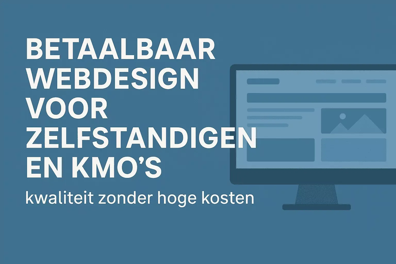Afbeelding betaalbaar webdesign