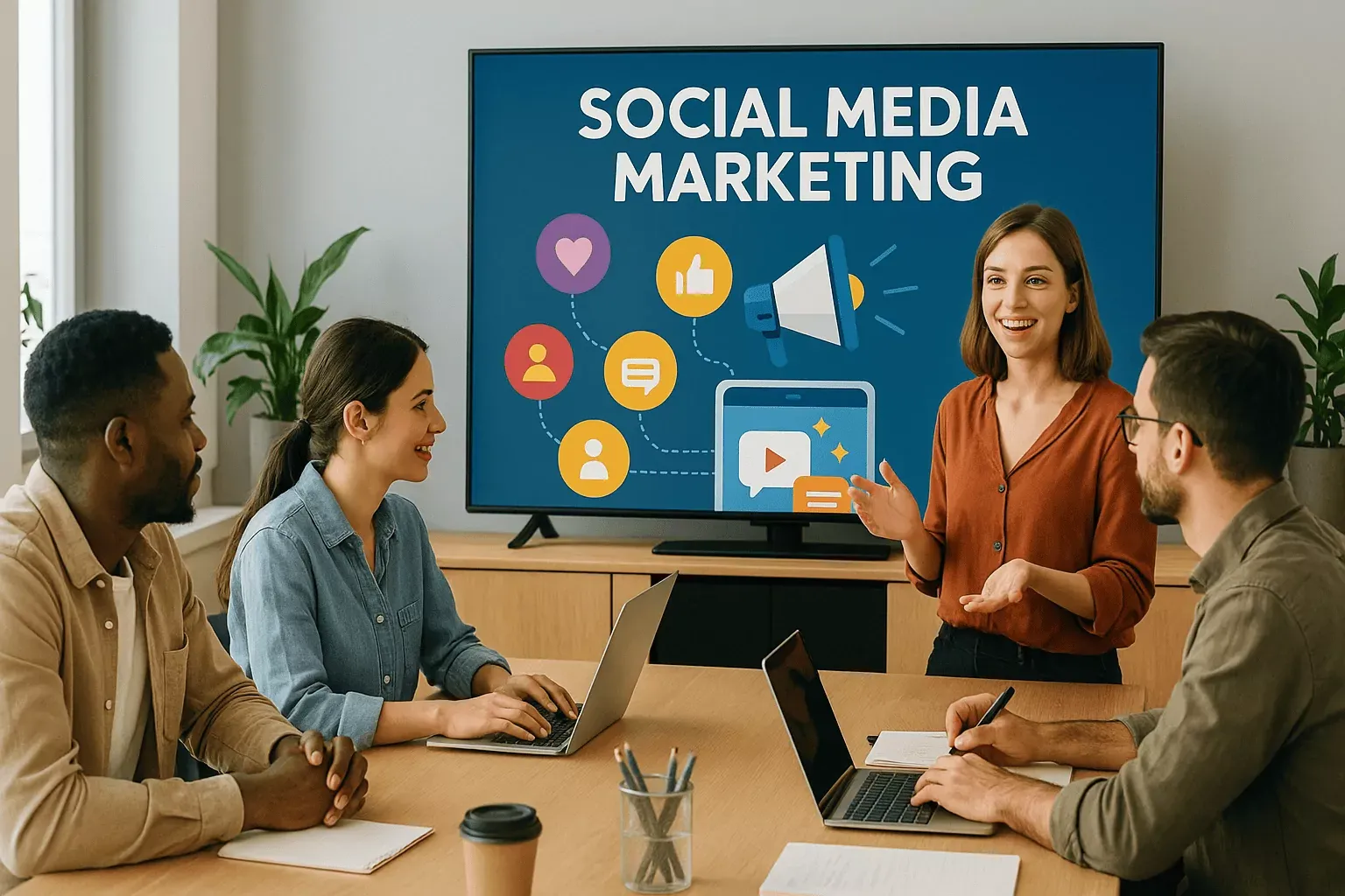 Presentatie social media marketing voor bedrijven